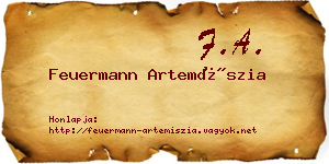 Feuermann Artemíszia névjegykártya